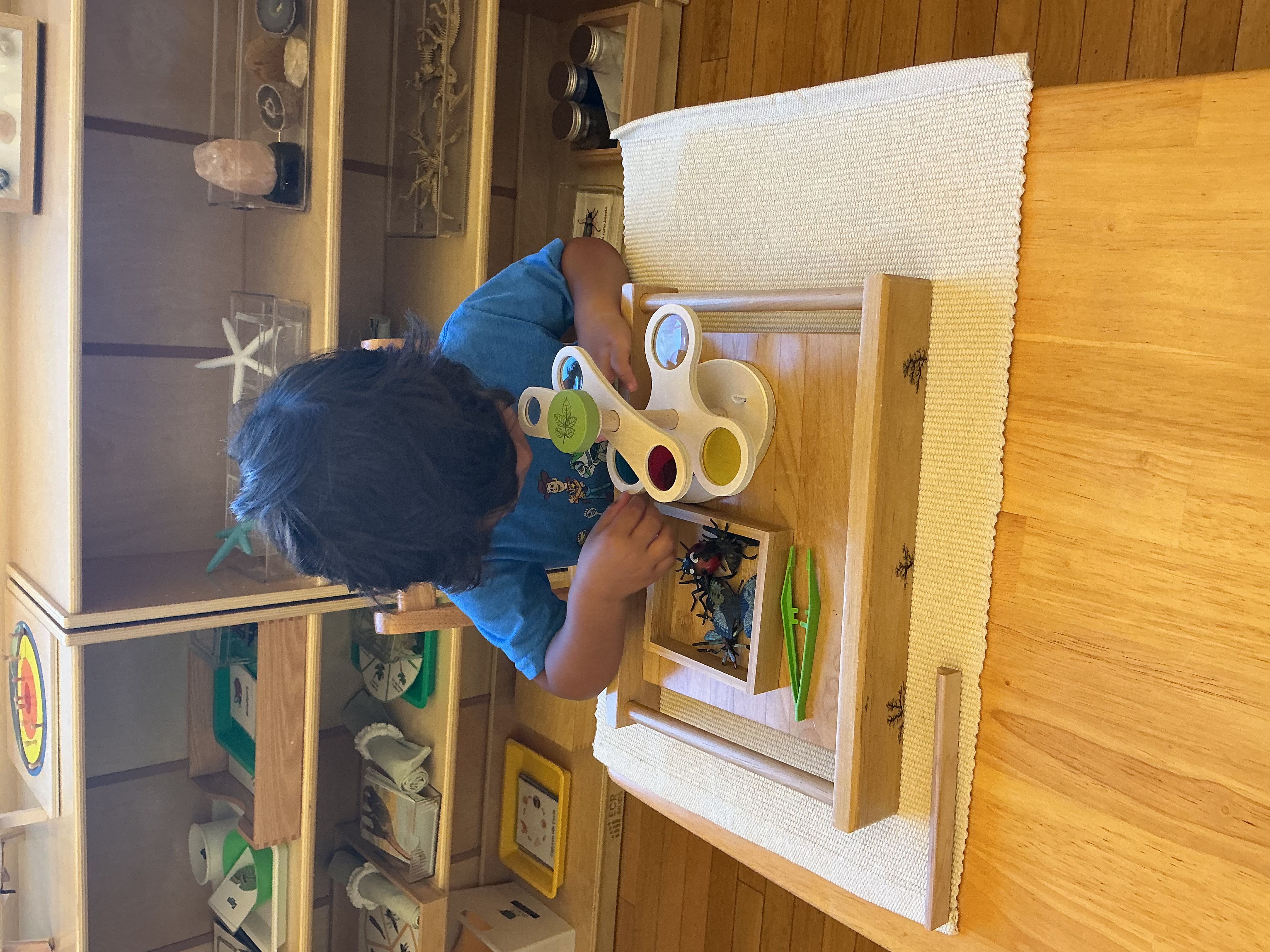 Montessori materials in our classroom